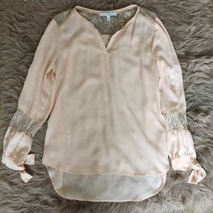 Blush Pink Long-Sleeve “Fancy” Shirt!